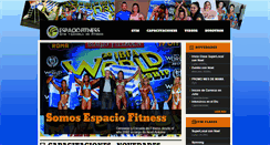 Desktop Screenshot of espaciofitness.net